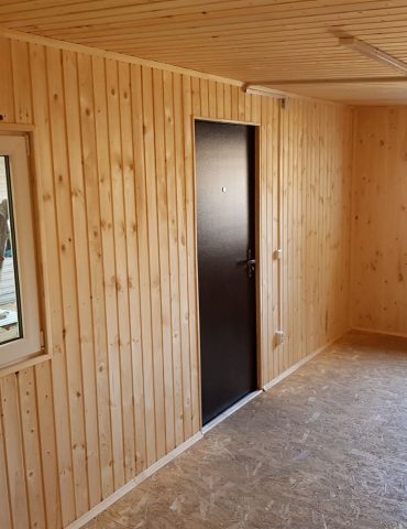 Бытовка с отделкой Вагонка